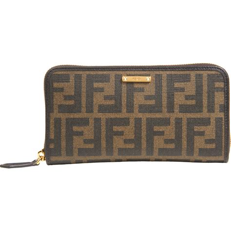 fendi zipper wallet|Fendi Zucca Zip Around Wallet .